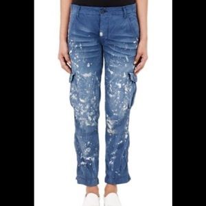 NSF Basquiat Paint Splatter Cargo Pants